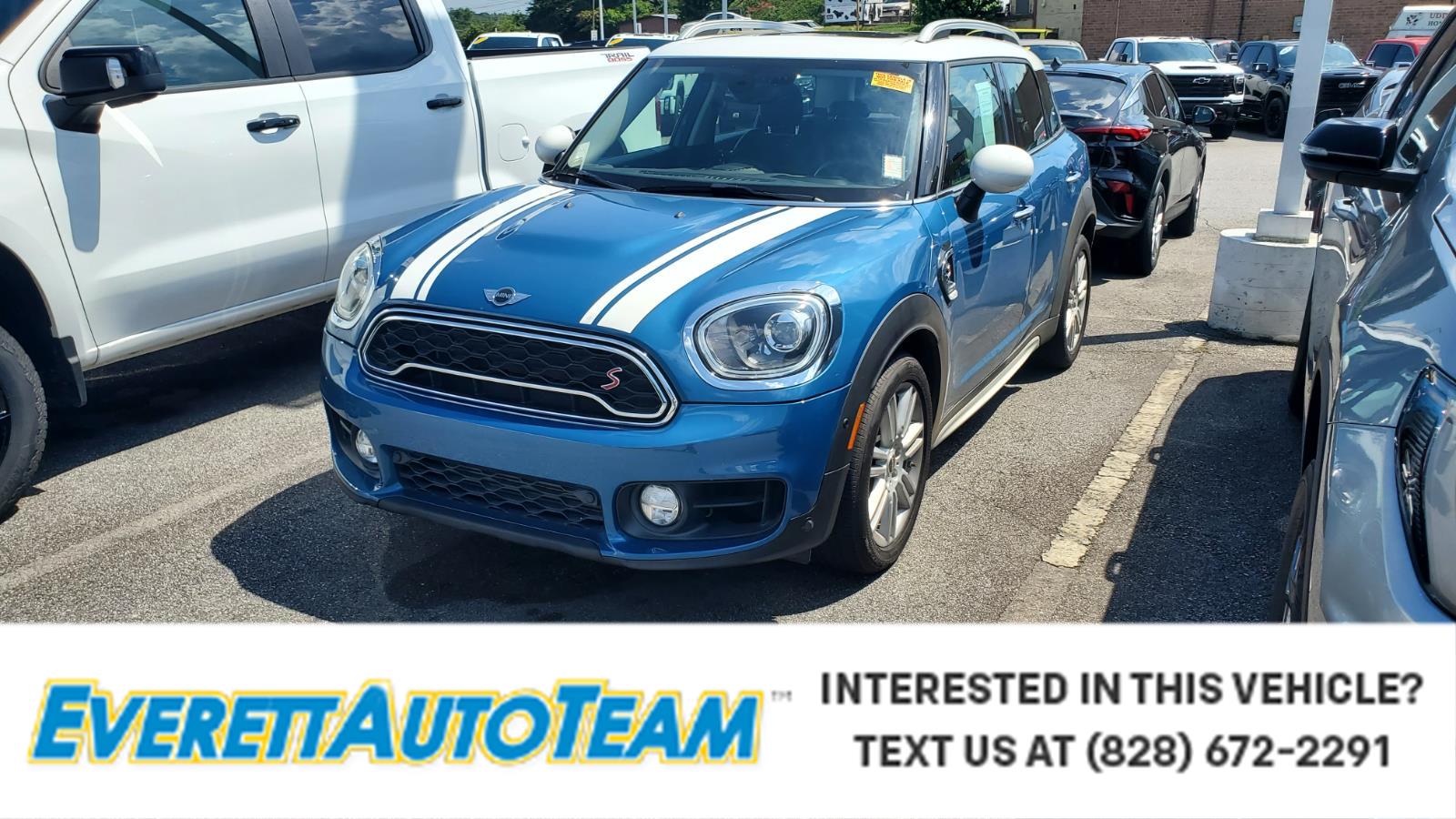 Island Blue Metallic 2018 MINI Countryman SUV / Crossover Front-Wheel Drive Automatic