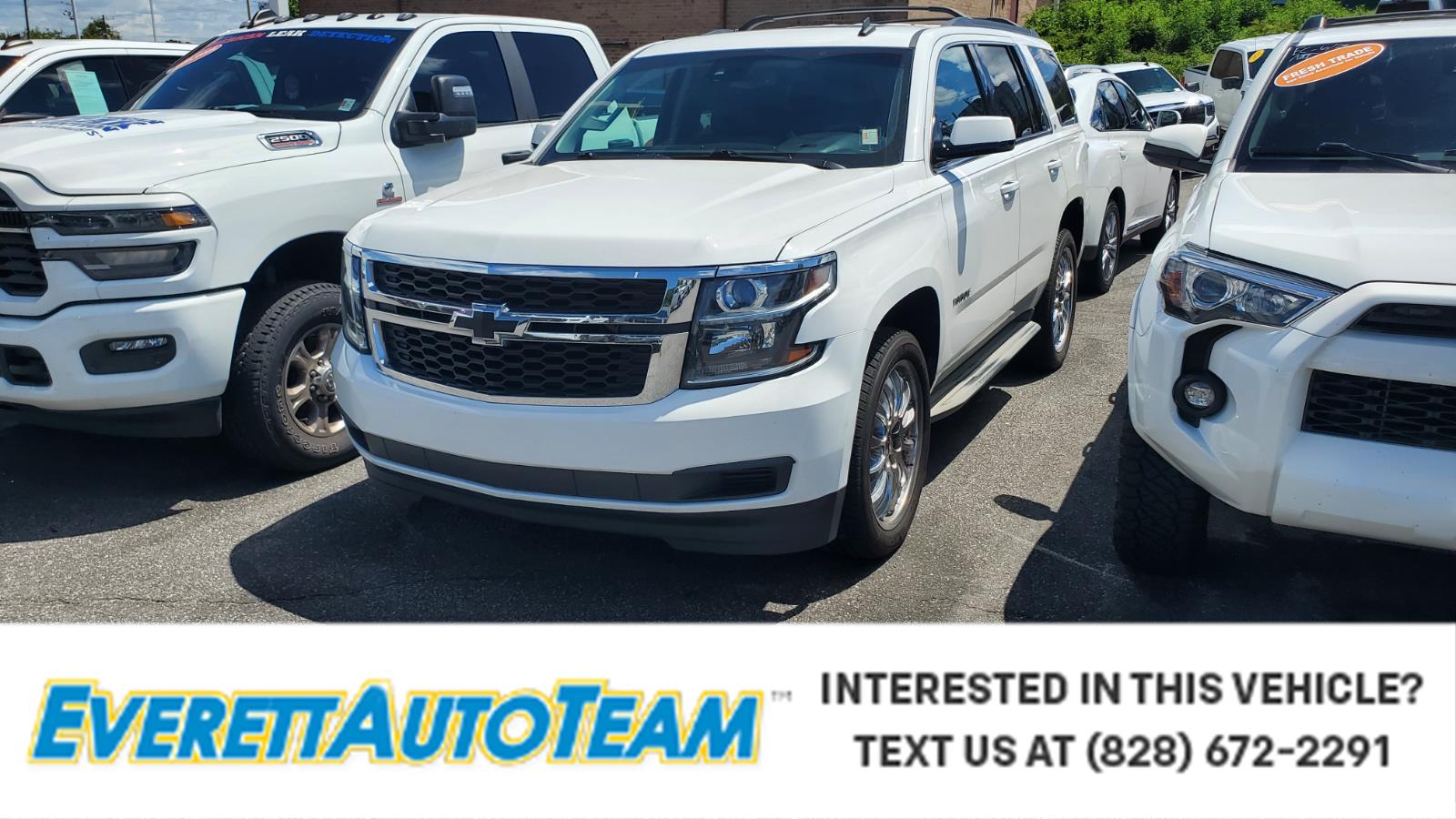 Summit White 2015 Chevrolet Tahoe SUV / Crossover Four-Wheel Drive 6-Speed Automatic