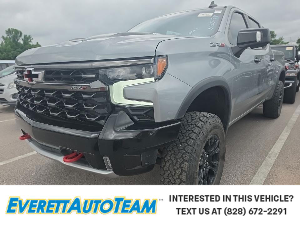Sterling Gray Metallic 2023 Chevrolet Silverado 1500 Pickup Truck Four-Wheel Drive Automatic