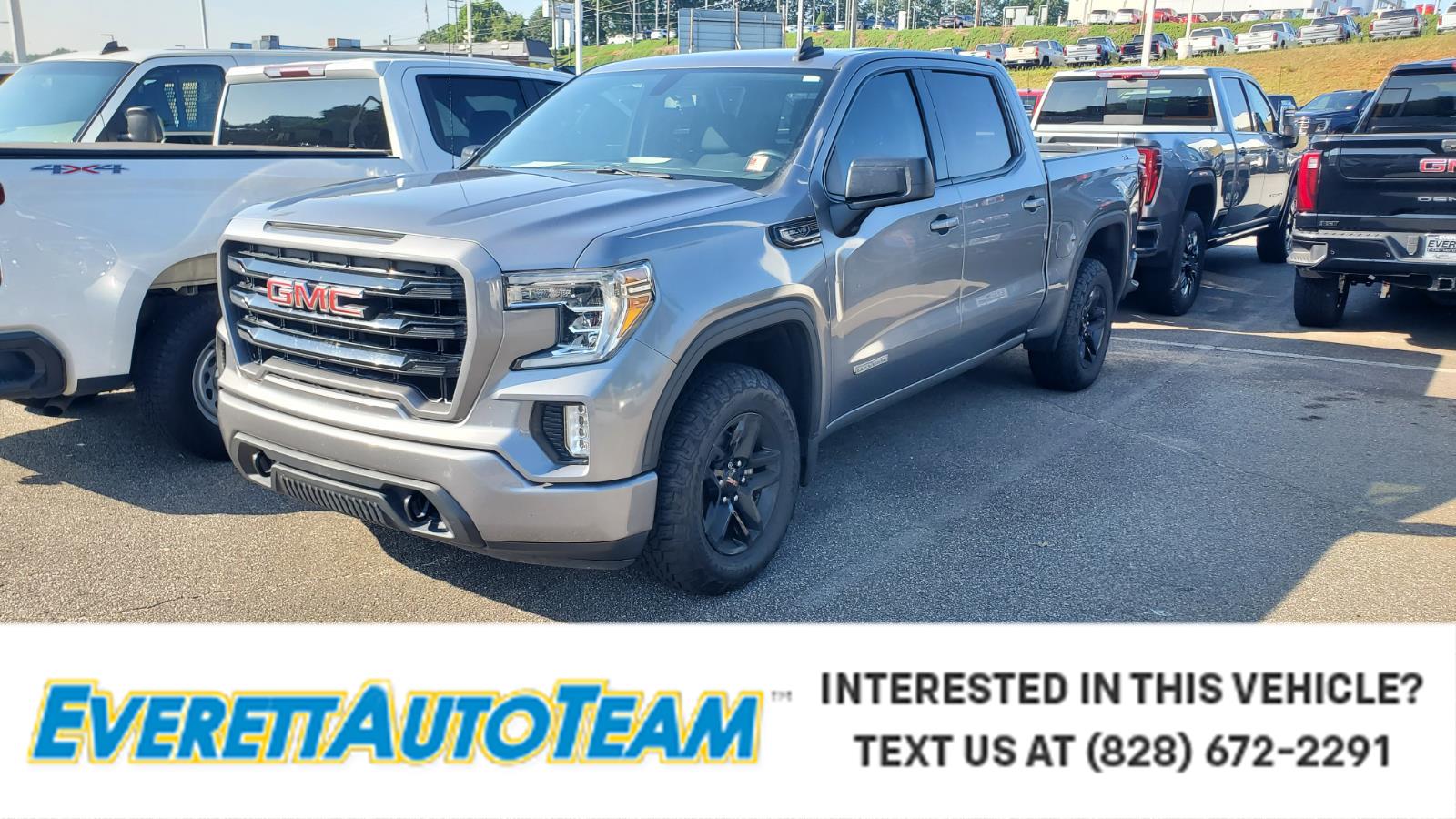 Gray (Satin Steel Metallic) 2021 GMC Sierra 1500 Pickup Truck Four-Wheel Drive 8-Speed Automatic