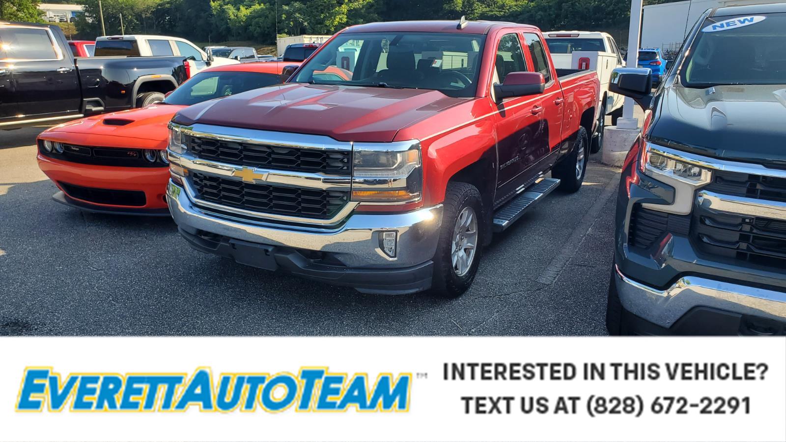 Siren Red Tintcoat 2016 Chevrolet Silverado 1500 Pickup Truck Four-Wheel Drive 6-Speed Automatic