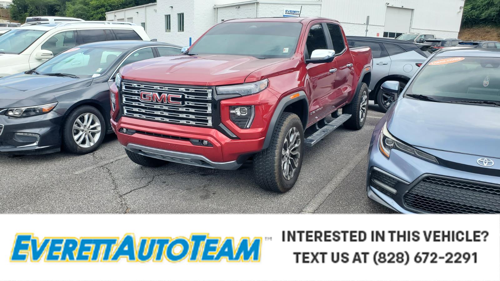 Volcanic Red Tintcoat 2026 GMC Canyon Pickup Truck Four-Wheel Drive 8-Speed Automatic