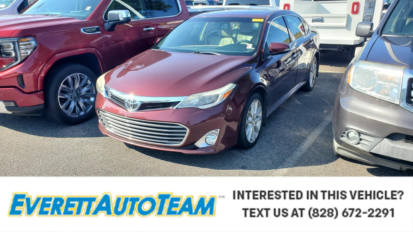 Moulin Rouge Mica 2013 Toyota Avalon Sedan Front-Wheel Drive Automatic