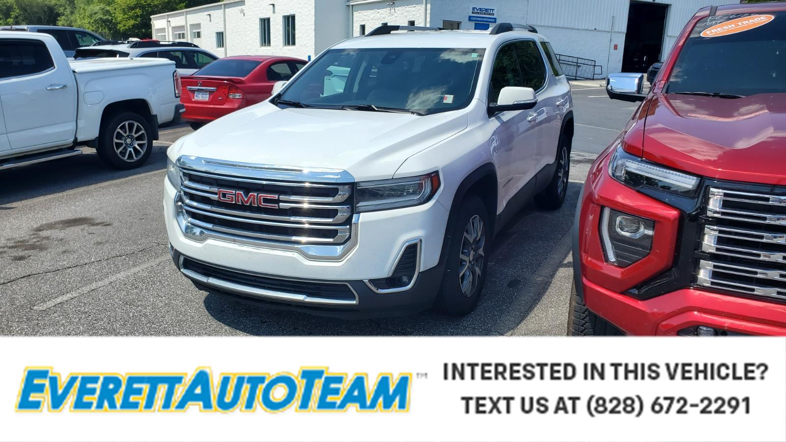 Summit White 2023 GMC Acadia SUV / Crossover Front-Wheel Drive 9-Speed Automatic