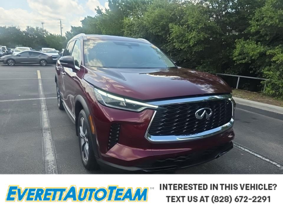 Deep Bordeaux 2024 INFINITI QX60 SUV / Crossover Front-Wheel Drive Automatic