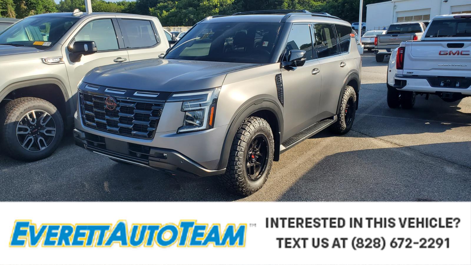 Gray (Gun Metallic) 2025 Nissan Armada SUV / Crossover Four-Wheel Drive Automatic