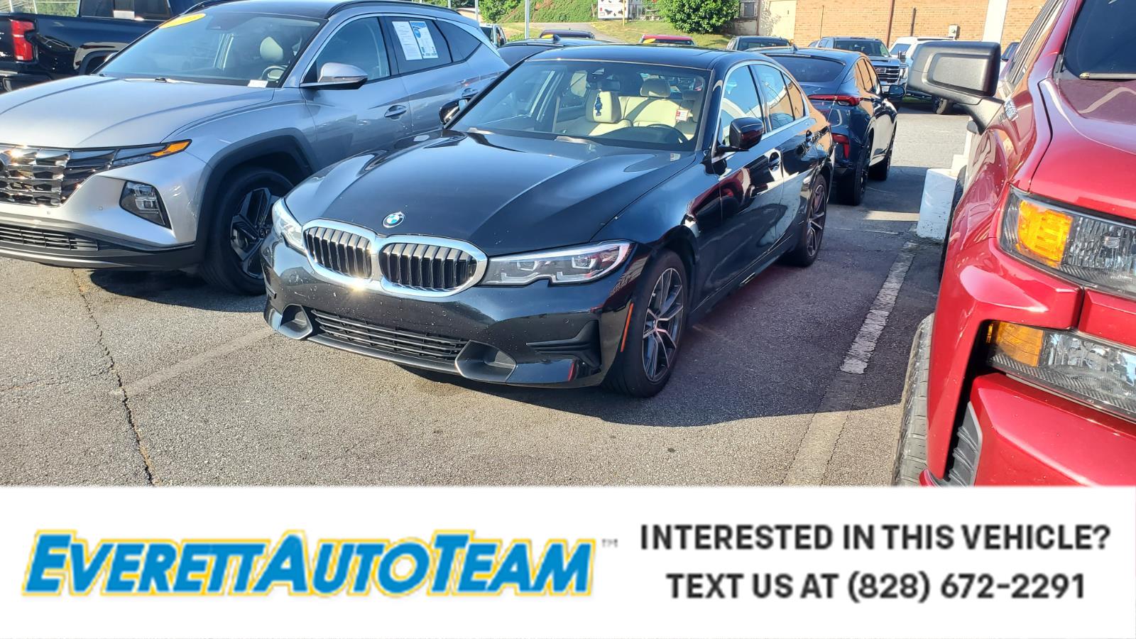 Black Sapphire Metallic 2020 BMW 3 Series Sedan All-Wheel Drive Automatic
