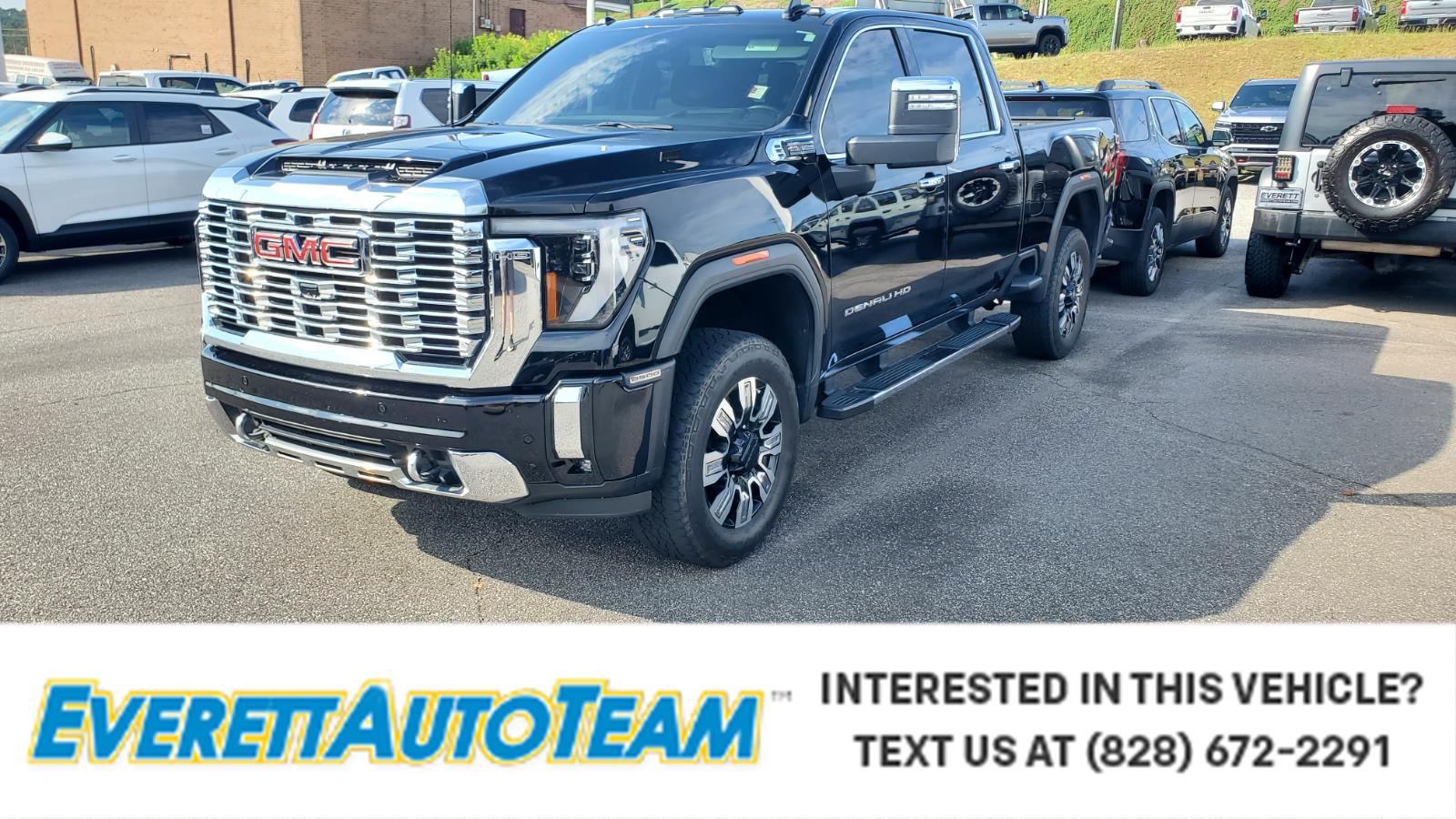 Onyx Black 2024 GMC Sierra 2500HD Pickup Truck Four-Wheel Drive Automatic