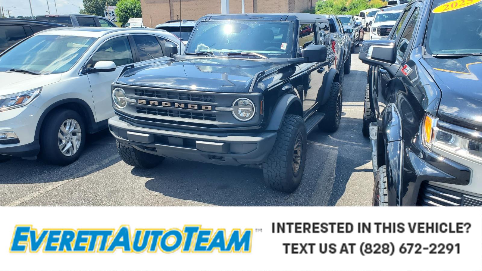 Shadow Black 2022 Ford Bronco SUV / Crossover Four-Wheel Drive 7-Speed Manual