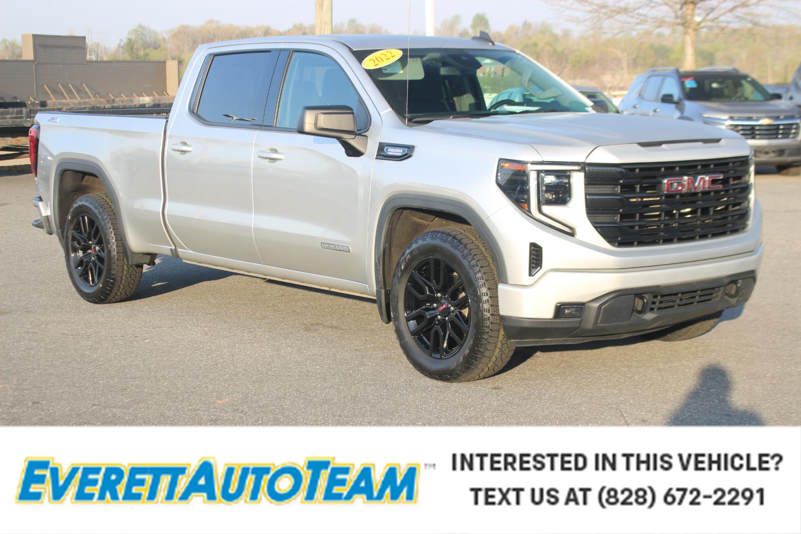 Quicksilver Metallic 2022 GMC Sierra 1500 Pickup Truck Four-Wheel Drive Automatic