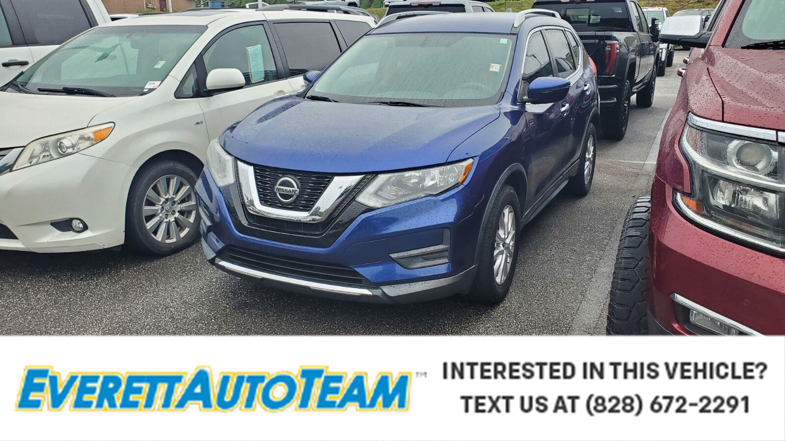 Caspian Blue 2018 Nissan Rogue SUV / Crossover Front-Wheel Drive Continuously Variable Transmission
