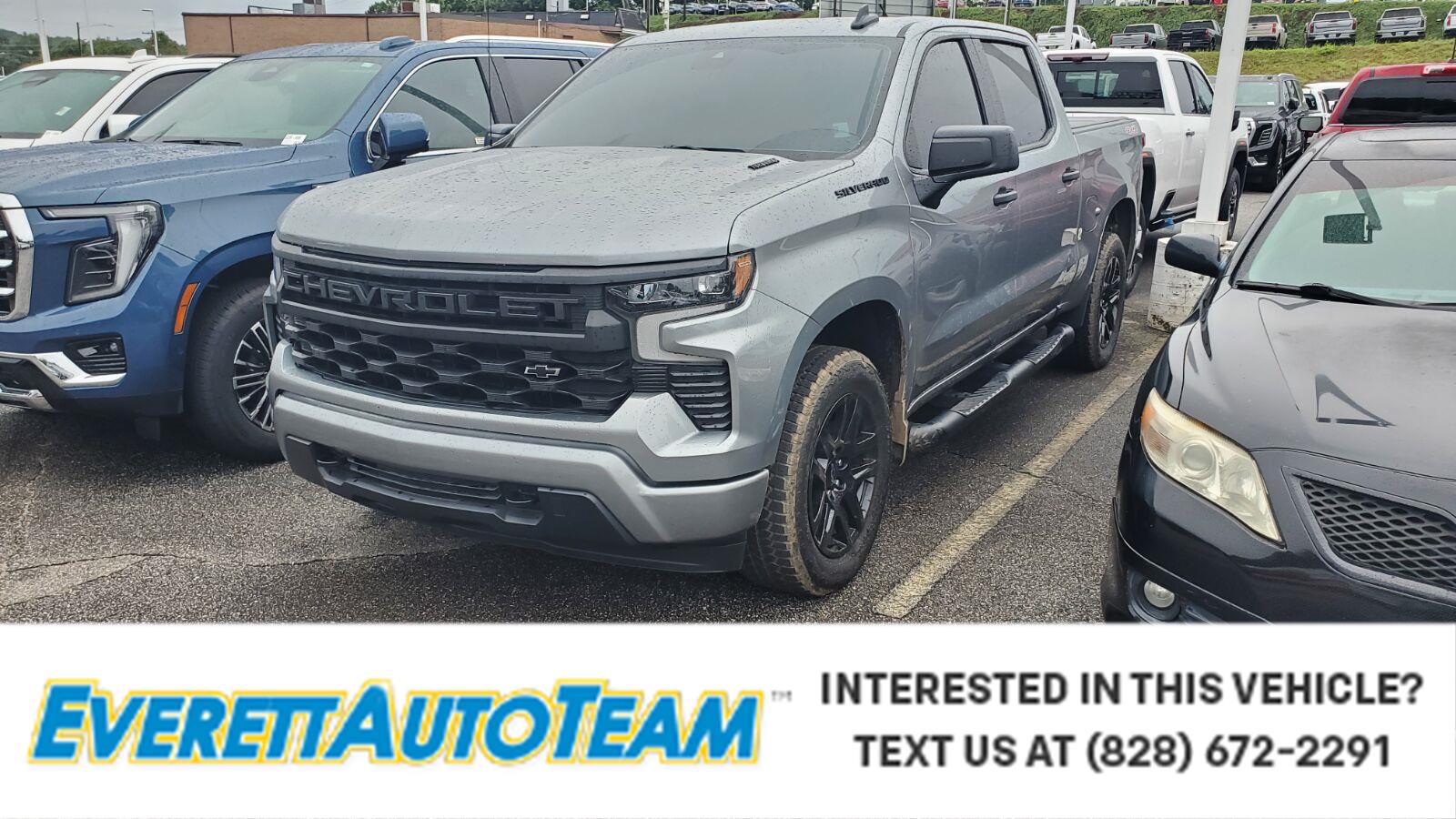 Sterling Gray Metallic 2025 Chevrolet Silverado 1500 Pickup Truck Four-Wheel Drive 8-Speed Automatic