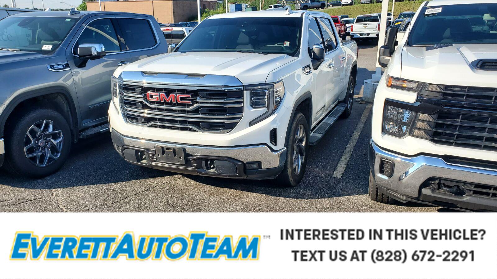 Summit White 2022 GMC Sierra 1500 Pickup Truck Four-Wheel Drive Automatic