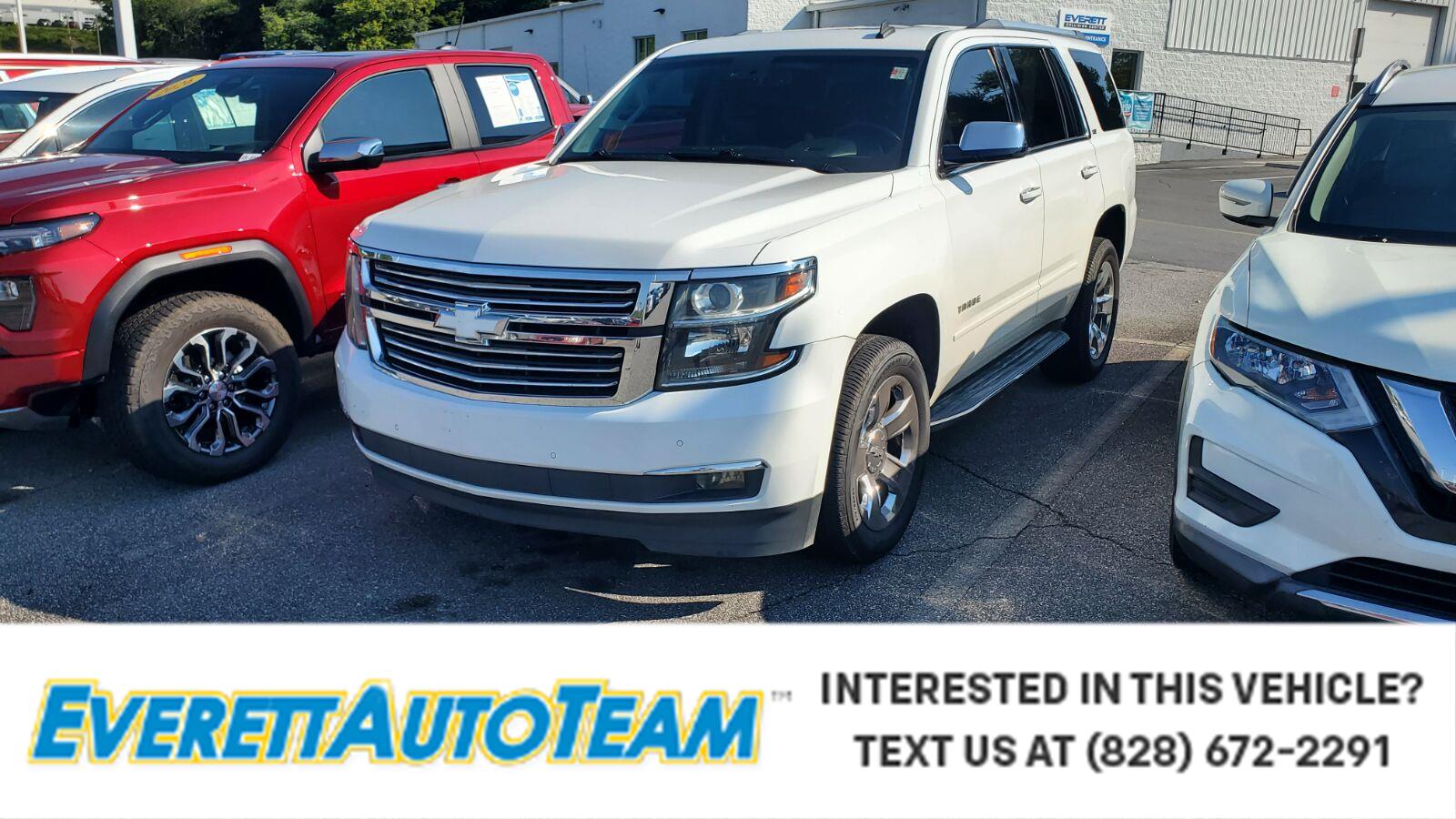 Summit White 2015 Chevrolet Tahoe SUV / Crossover 4X2 6-Speed Automatic