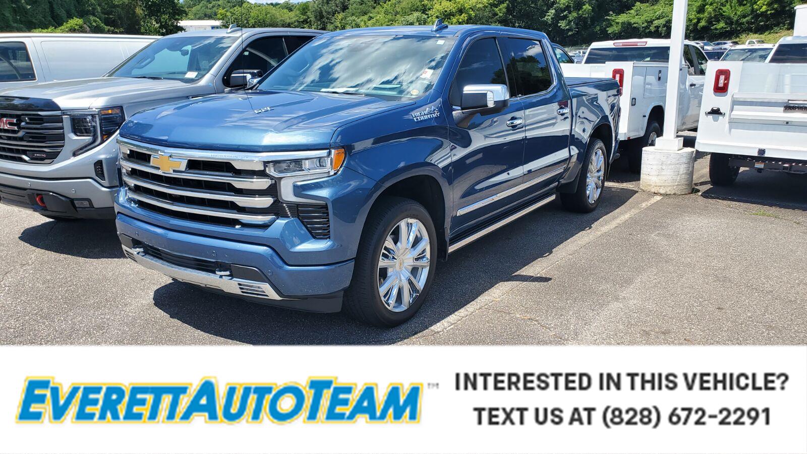 Lakeshore Blue Metallic 2024 Chevrolet Silverado 1500 Pickup Truck Four-Wheel Drive Automatic