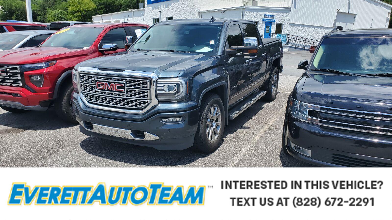 Dark Slate Metallic 2017 GMC Sierra 1500 Pickup Truck Four-Wheel Drive 8-Speed Automatic