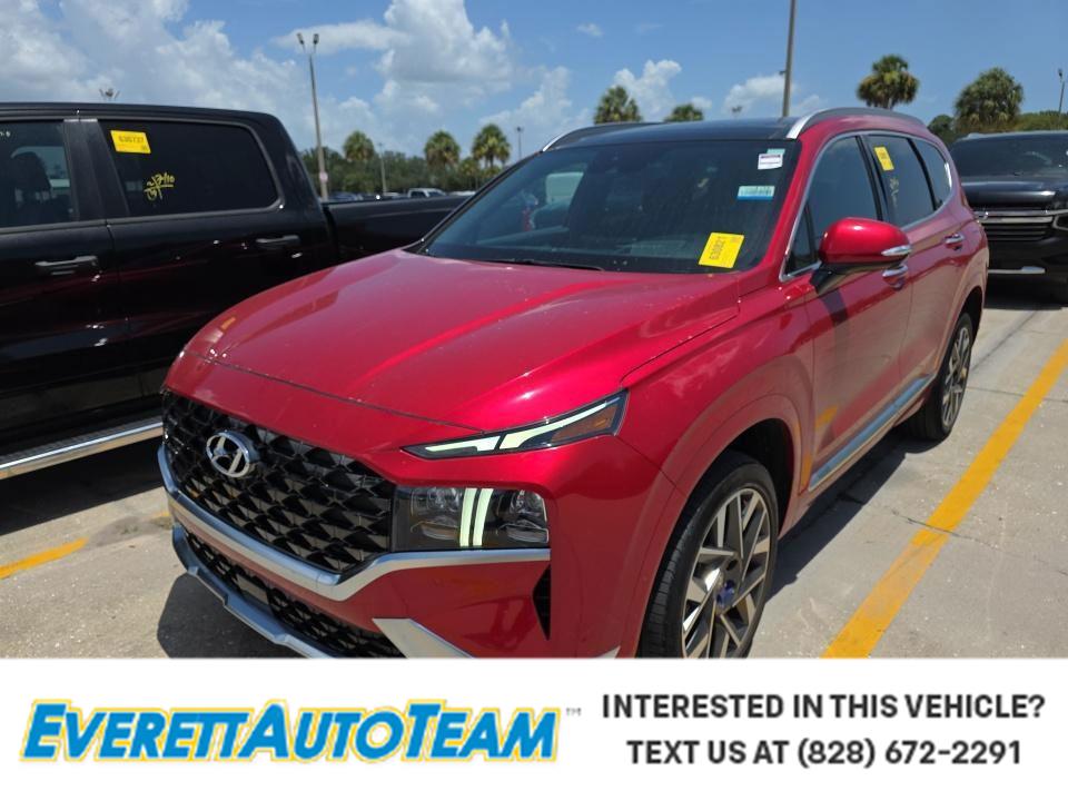 Calypso Red 2023 Hyundai Santa Fe SUV / Crossover All-Wheel Drive Automatic