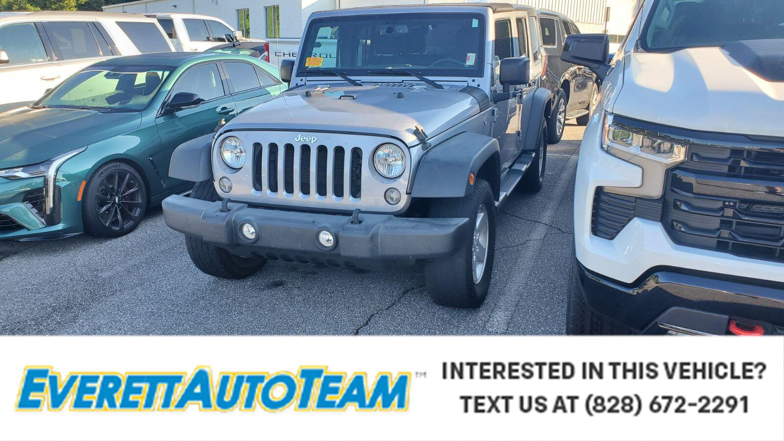 2018 Jeep Wrangler JK Unlimited Sport S