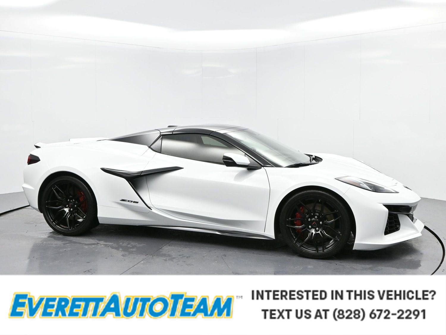 Arctic White 2025 Chevrolet Corvette Z06 3LZ Convertible RWD Convertible Rear-Wheel Drive 8-Speed Dual Clutch