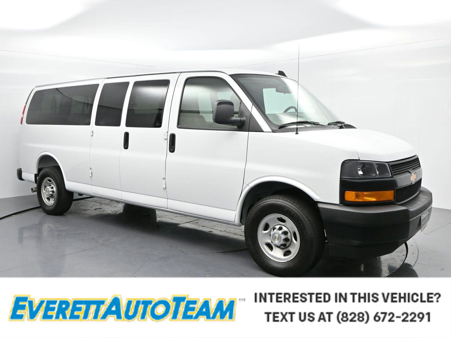 Summit White 2025 Chevrolet Express 3500 LS Extended RWD Van Rear-Wheel Drive 8-Speed Automatic