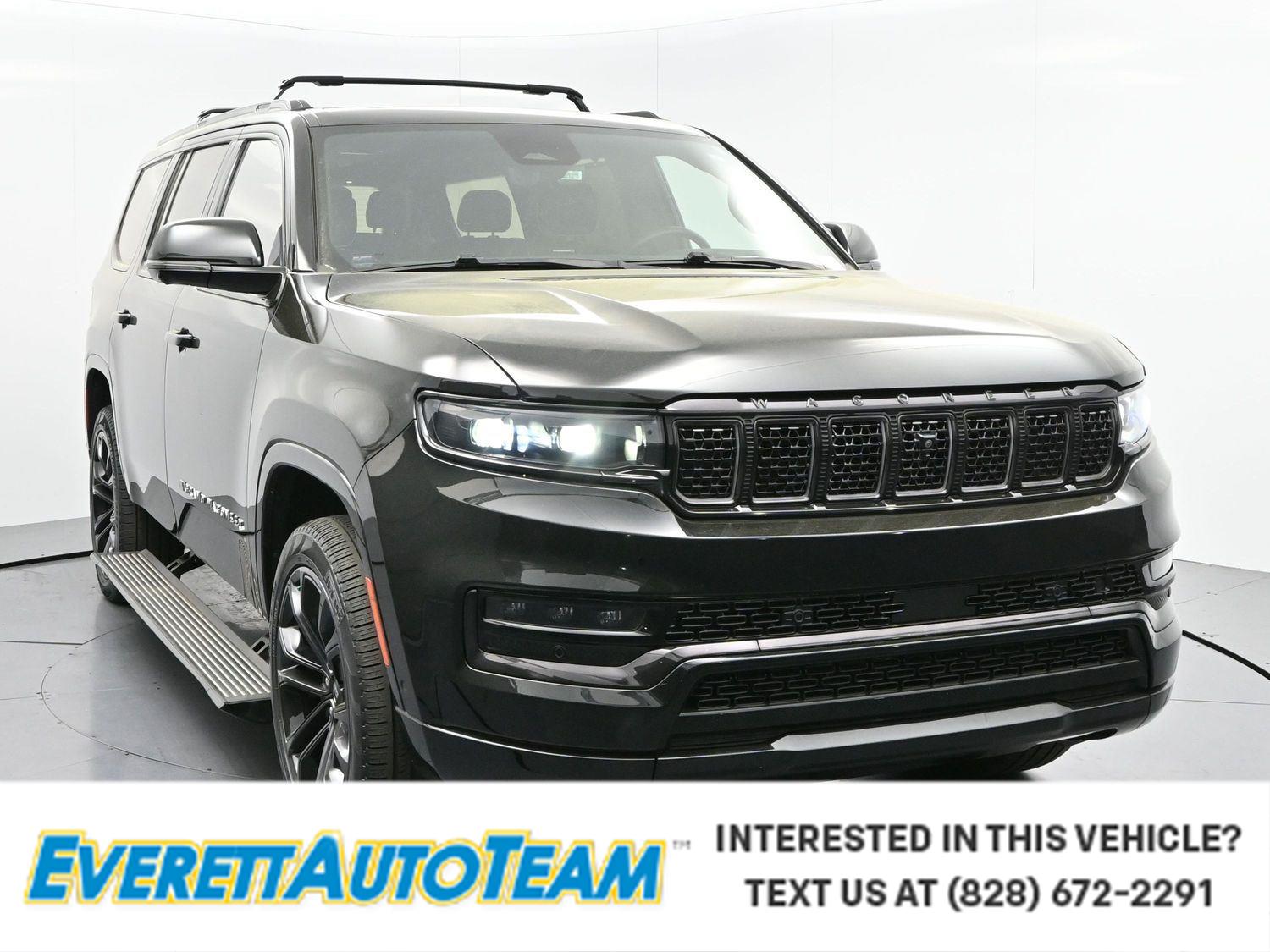 Diamond Black Crystal Pearlcoat 2024 Jeep Grand Wagoneer Series III Obsidian 4WD SUV / Crossover Four-Wheel Drive 8-Speed Automatic