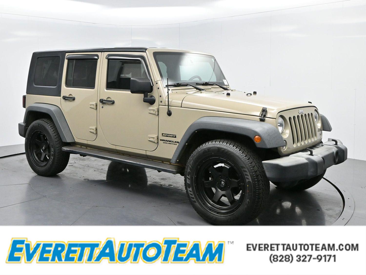 2017 Jeep Wrangler Unlimited Sport S 4WD Marrón (Gobi Clearcoat) SUV/Crossover Todo terreno 5 velocidades Automática