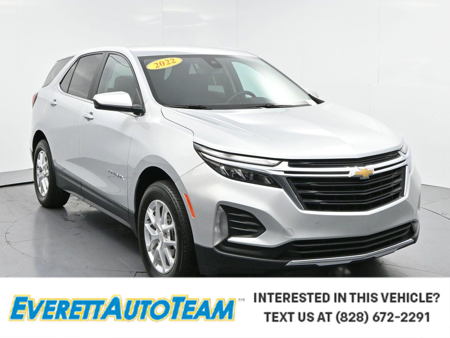 Silver Ice Metallic 2022 Chevrolet Equinox LT AWD with 1LT SUV / Crossover Four-Wheel Drive 6-Speed Automatic