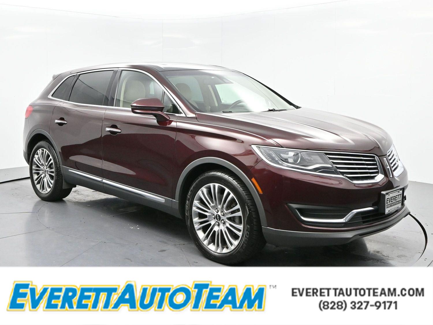 Red (Burgundy Velvet Tinted Clearcoat) 2018 Lincoln MKX Reserve FWD SUV / Crossover Front-Wheel Drive 6-Speed Automatic
