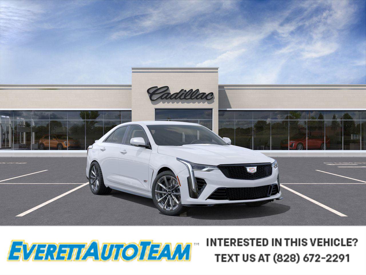 Summit White 2026 Cadillac CT4-V Blackwing RWD Sedan Rear-Wheel Drive 6-Speed Manual