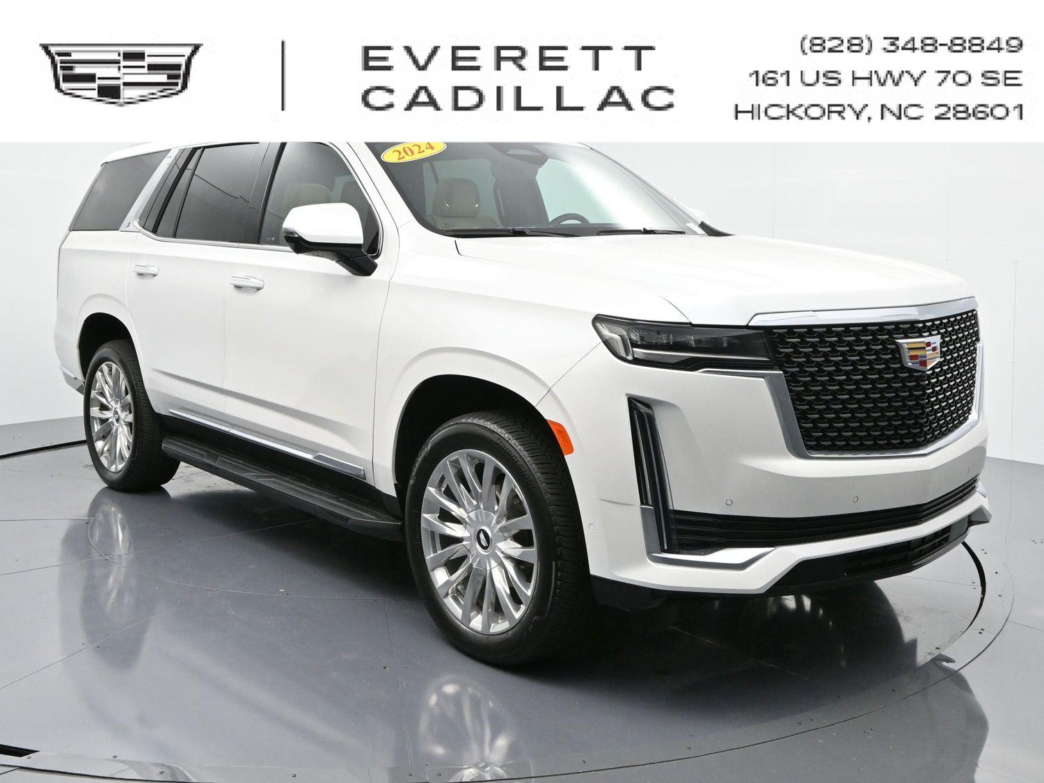 Crystal White Tricoat 2024 Cadillac Escalade Premium Luxury 4WD SUV / Crossover Four-Wheel Drive Automatic