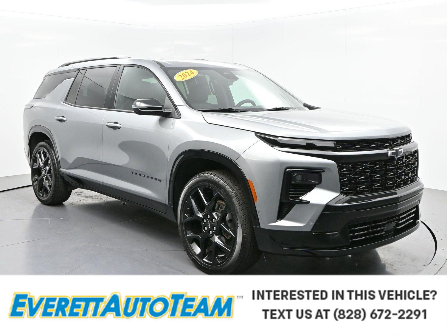 Sterling Gray Metallic 2024 Chevrolet Traverse RS AWD SUV / Crossover Four-Wheel Drive 8-Speed Automatic