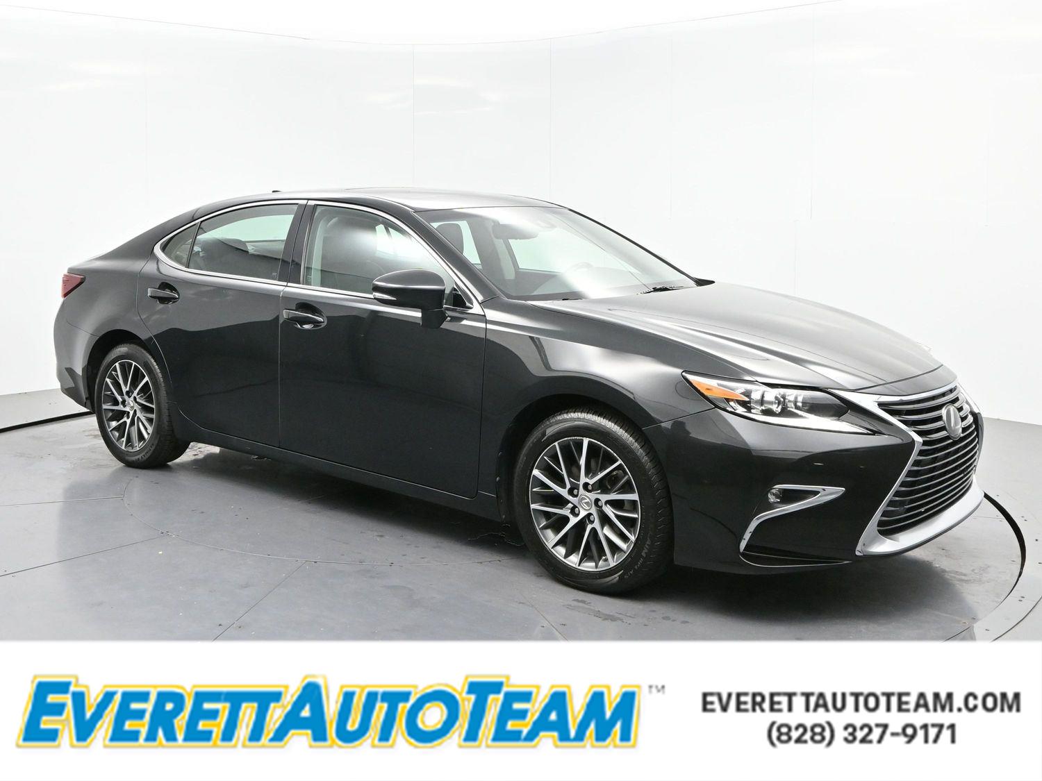 Black (Caviar) 2017 Lexus ES 350 FWD Sedan Front-Wheel Drive Automatic