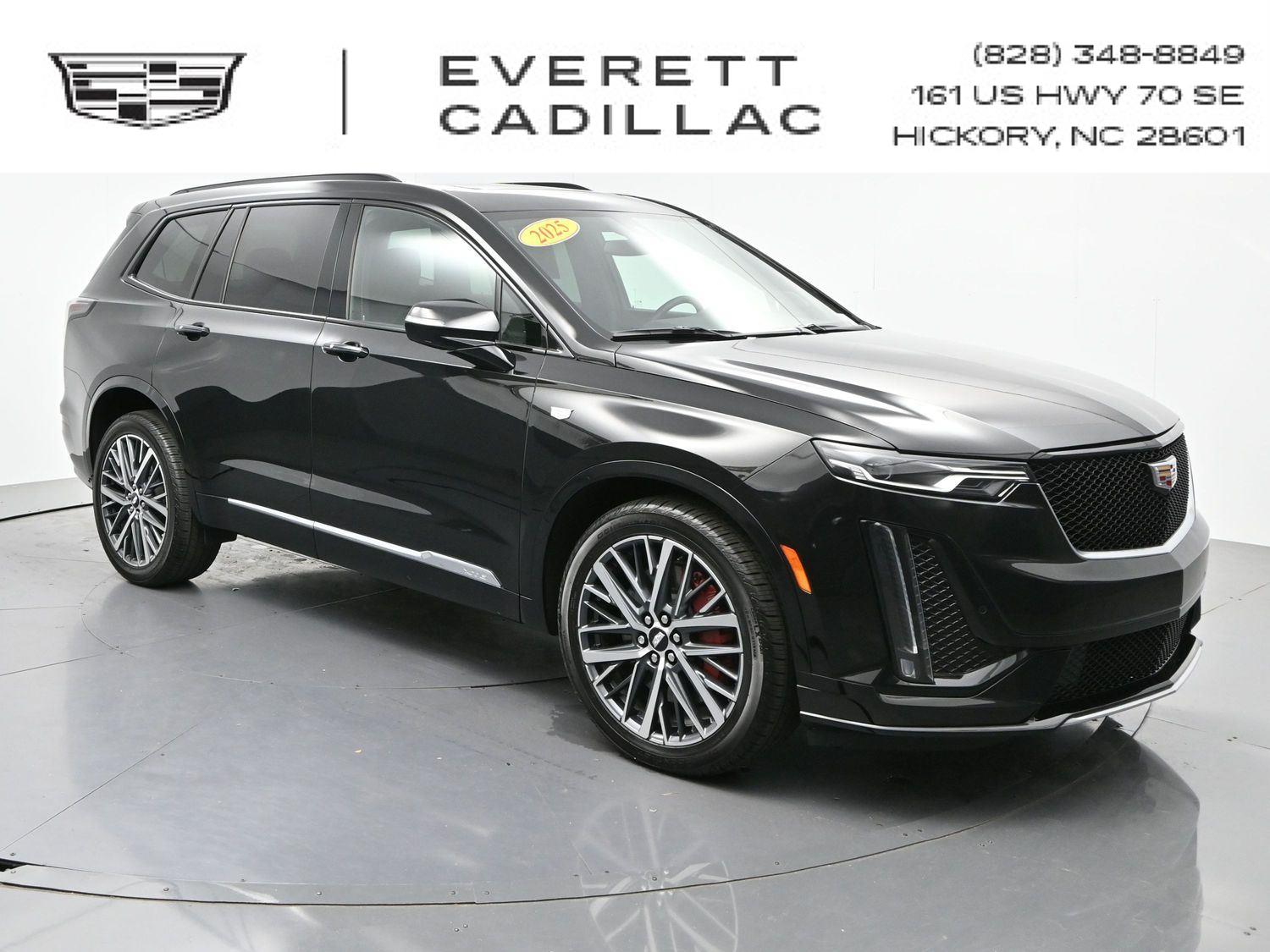 Stellar Black Metallic 2025 Cadillac XT6 Sport AWD SUV / Crossover Four-Wheel Drive 9-Speed Automatic