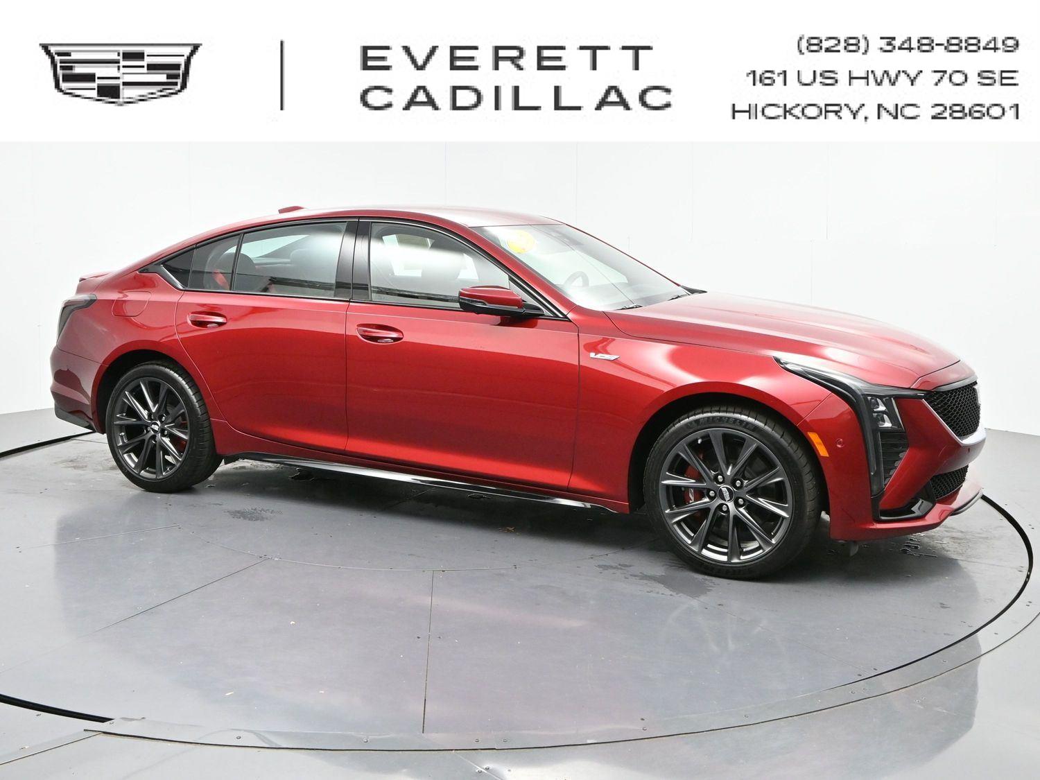 Radiant Red Tintcoat 2025 Cadillac CT5 V-Series AWD Sedan All-Wheel Drive Automatic