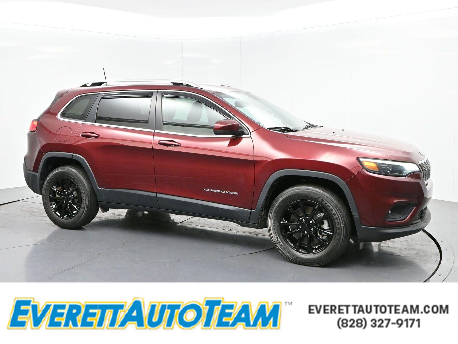 Velvet Red Pearlcoat 2021 Jeep Cherokee Latitude Lux 4WD SUV / Crossover Four-Wheel Drive 9-Speed Automatic
