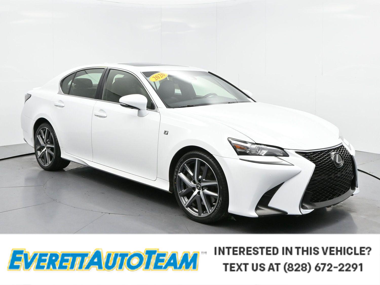 Ultra White 2020 Lexus GS 350 F Sport RWD Sedan Rear-Wheel Drive Automatic