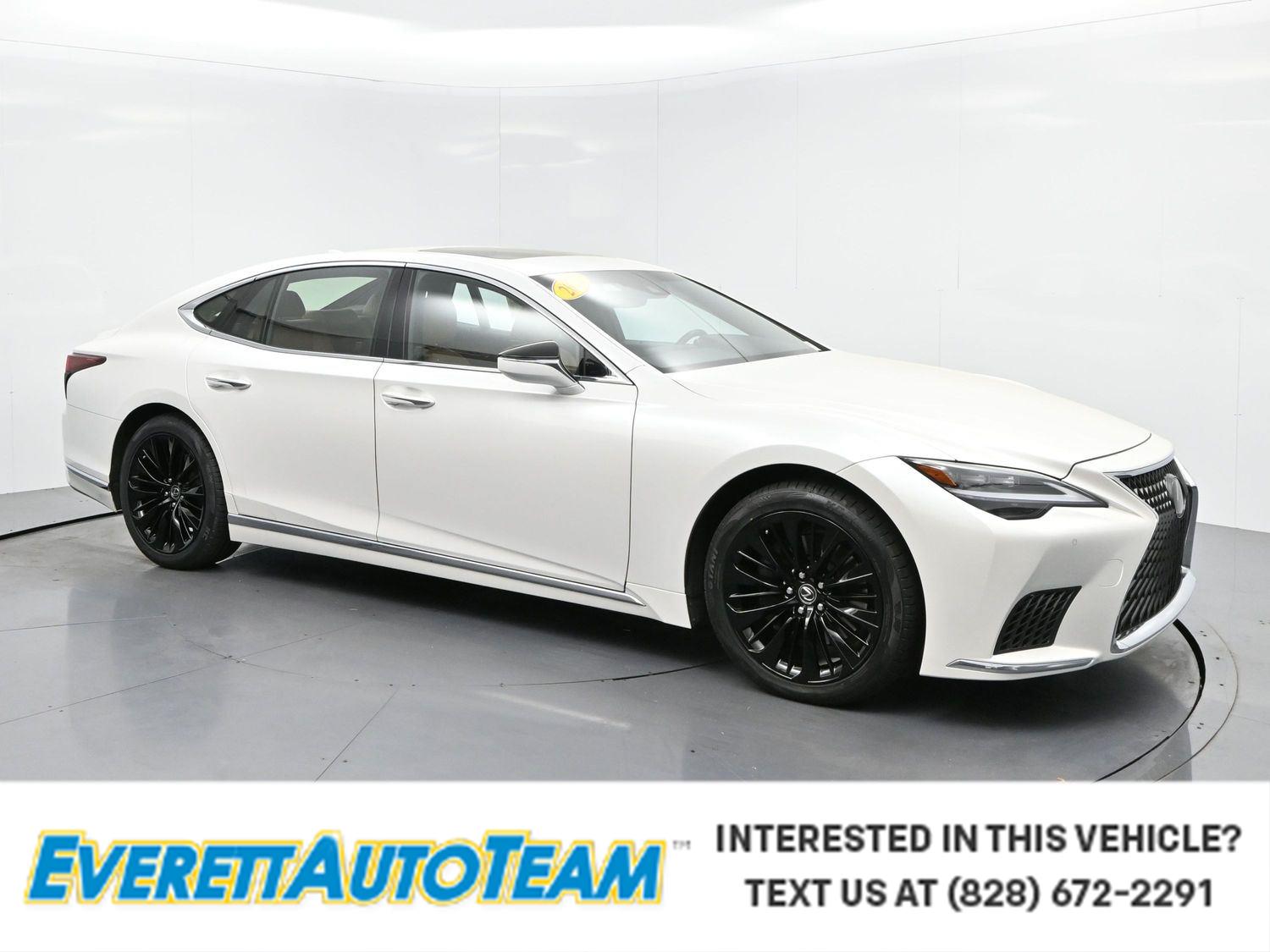 Eminent White Pearl 2022 Lexus LS 500 RWD Sedan Rear-Wheel Drive Continuously Variable Transmission