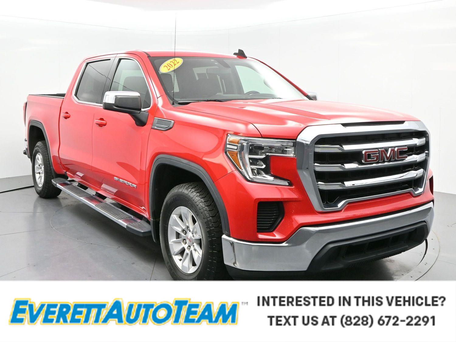 Cardinal Red 2022 GMC Sierra 1500 Limited SLE Crew Cab RWD Pickup Truck 4X2 8-Speed Automatic