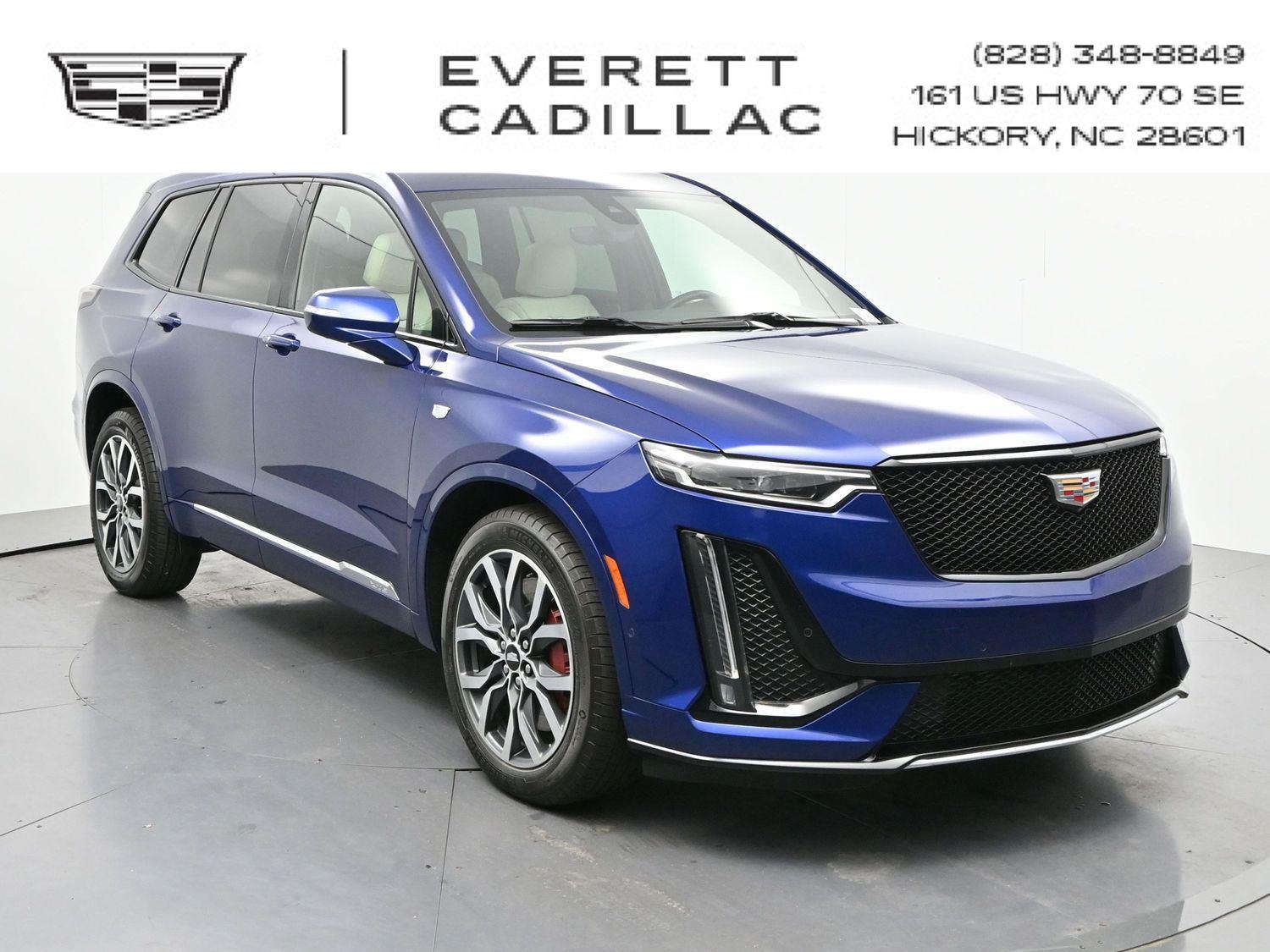 Opulent Blue Metallic 2024 Cadillac XT6 Sport AWD SUV / Crossover Four-Wheel Drive 9-Speed Automatic