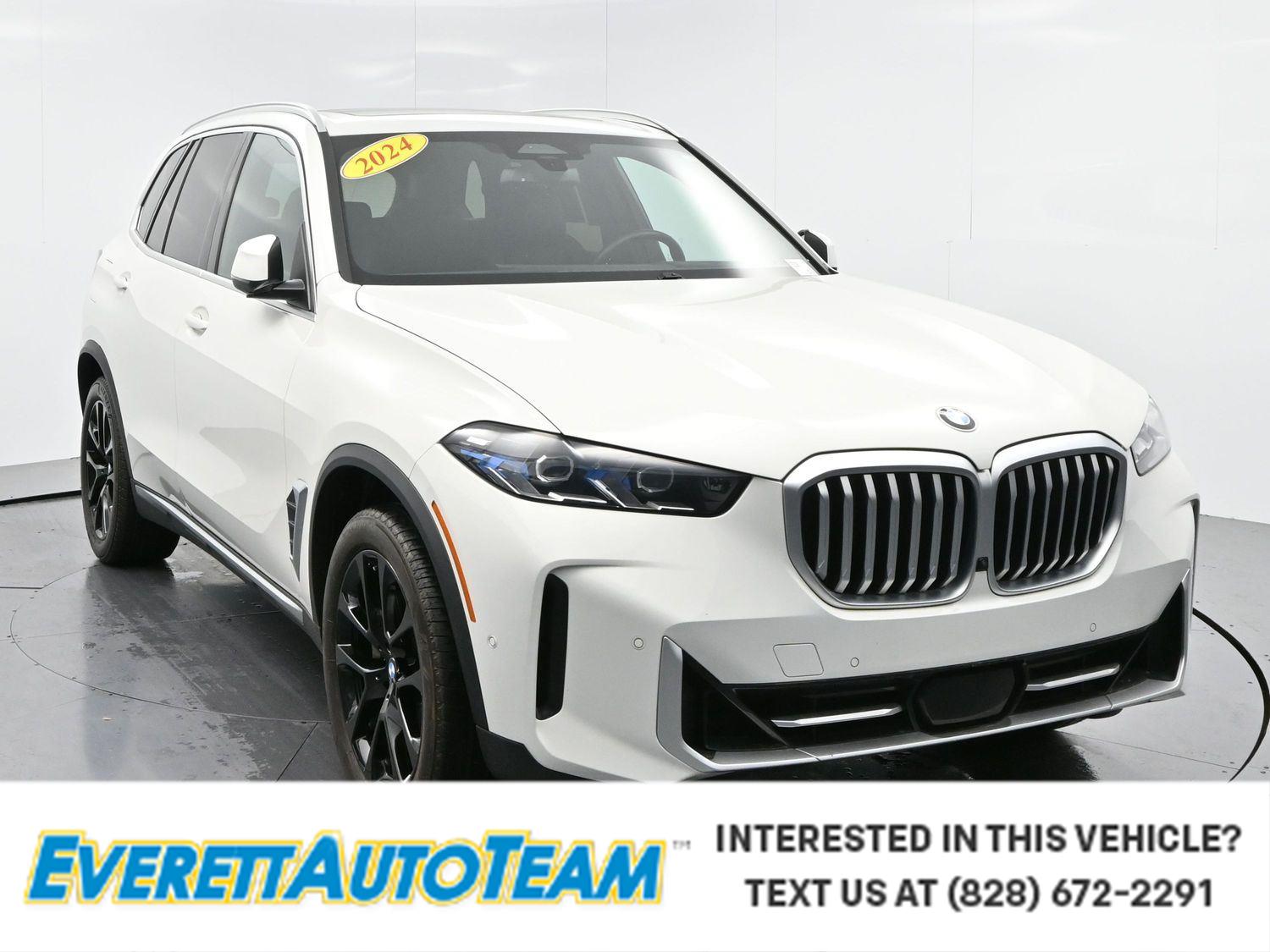 Alpine White 2024 BMW X5 xDrive40i AWD SUV / Crossover All-Wheel Drive Automatic