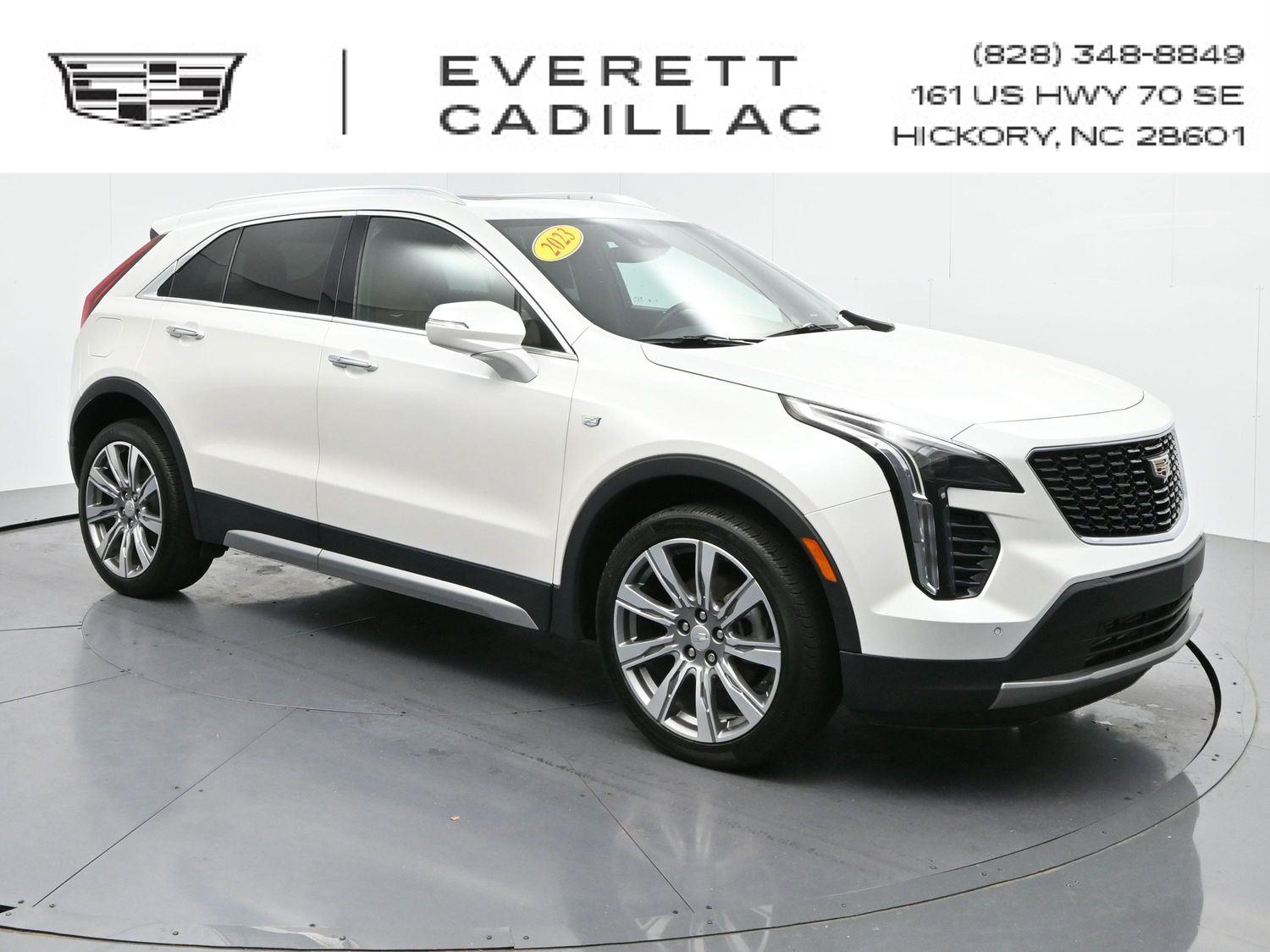 Crystal White Tricoat 2023 Cadillac XT4 Premium Luxury AWD SUV / Crossover Four-Wheel Drive 9-Speed Automatic