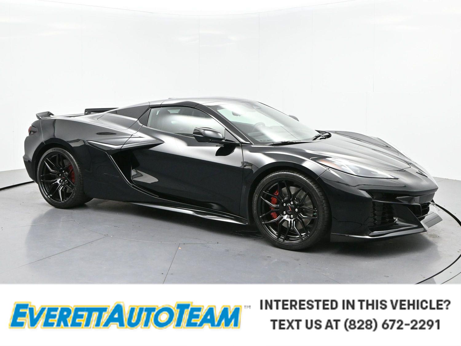Black 2025 Chevrolet Corvette Z06 2LZ Convertible RWD Convertible Rear-Wheel Drive 8-Speed Dual Clutch