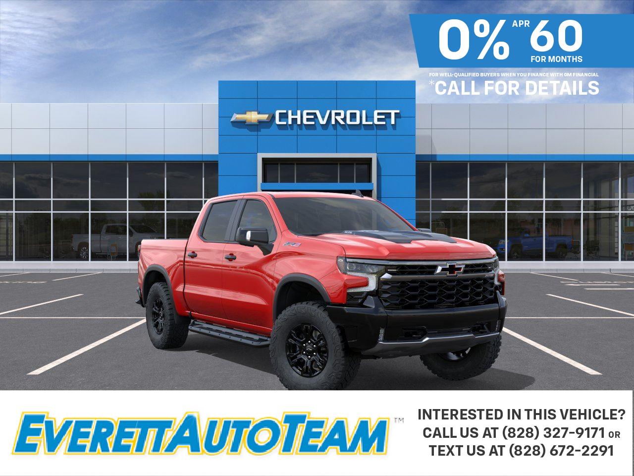Red Hot 2026 Chevrolet Silverado 1500 Pickup Truck Four-Wheel Drive Automatic
