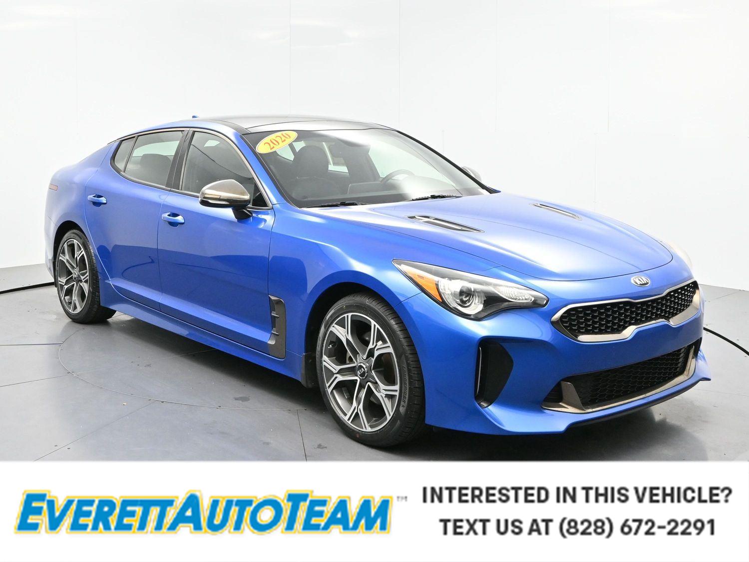 Micro Blue Pearl 2020 Kia Stinger GT-Line RWD Sedan Rear-Wheel Drive Automatic