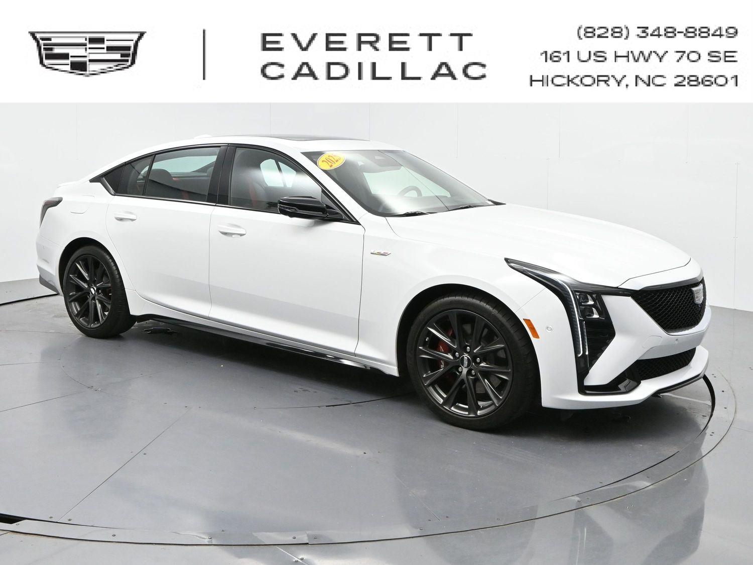 Summit White 2025 Cadillac CT5 V-Series RWD Sedan Rear-Wheel Drive Automatic