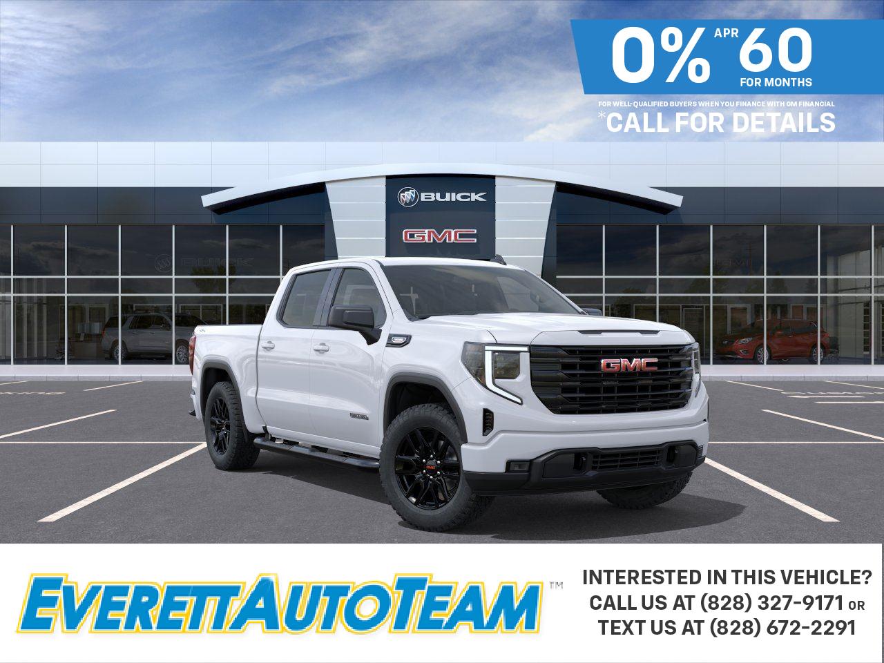 Summit White 2026 GMC Sierra 1500 Pickup Truck Four-Wheel Drive 8-Speed Automatic