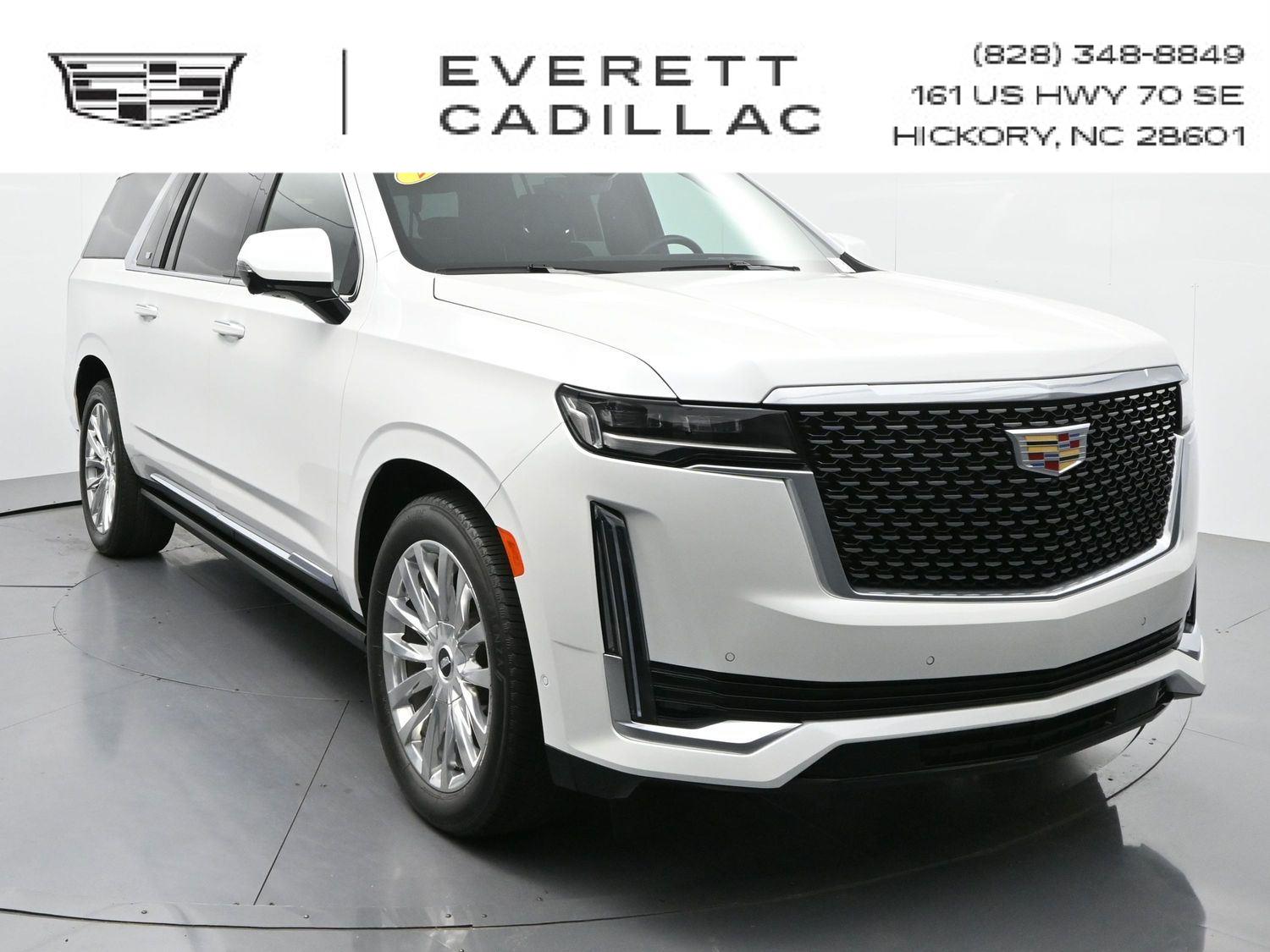 Crystal White Tricoat 2024 Cadillac Escalade ESV Premium Luxury 4WD SUV / Crossover Four-Wheel Drive Automatic