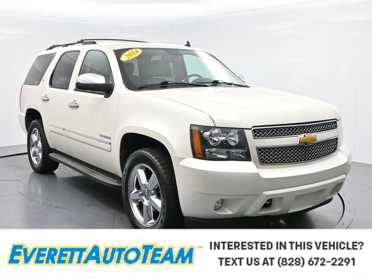 White Diamond Tricoat 2014 Chevrolet Tahoe LTZ 4WD SUV / Crossover Four-Wheel Drive 6-Speed Automatic