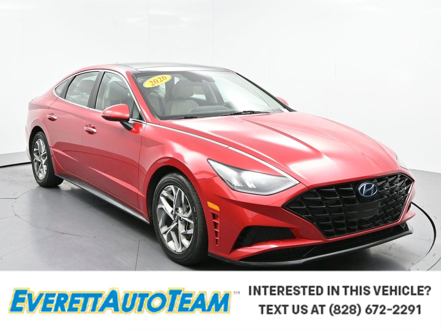 Calypso Red 2020 Hyundai Sonata Sedan Front-Wheel Drive Automatic