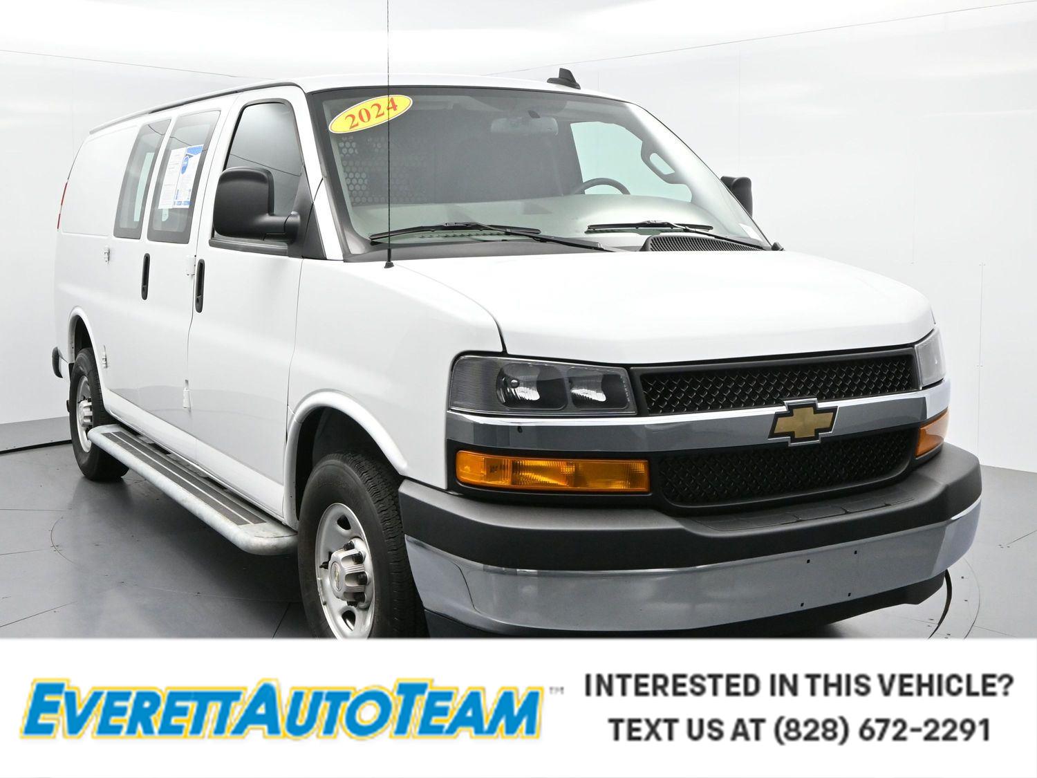 Summit White 2024 Chevrolet Express Cargo 2500 RWD Van Rear-Wheel Drive 8-Speed Automatic